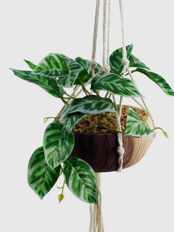 Hanging Artificial Plant In Terracotta Pot