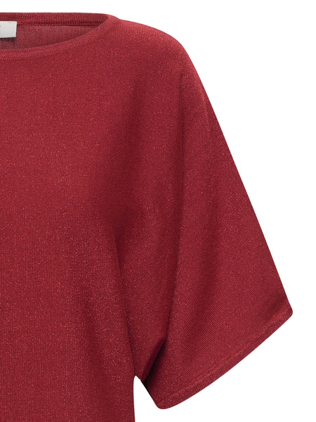 Red Batwing Jumper By B Young