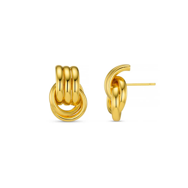 Waterproof Mini Interlocking Stud Earrings by Orelia