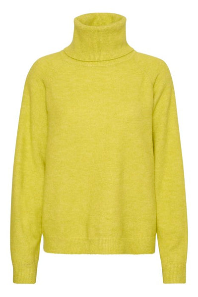 Lime Super Soft Polo Knit by Saint Tropez