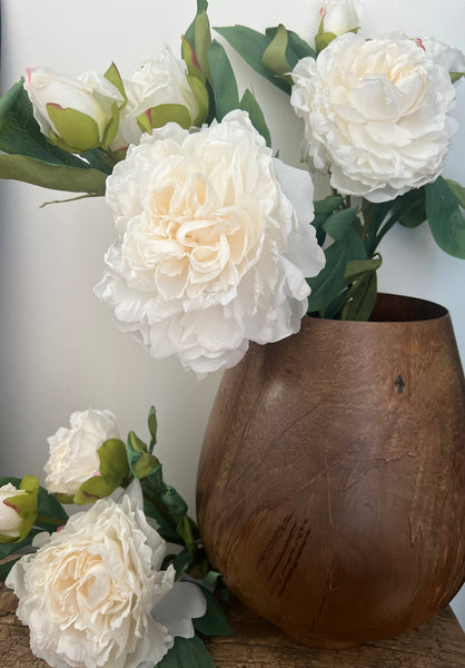 Ivory Full Bloom Ella Peony