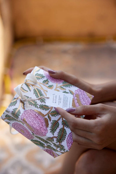 Block Printed Gift Bags Blush Refresh