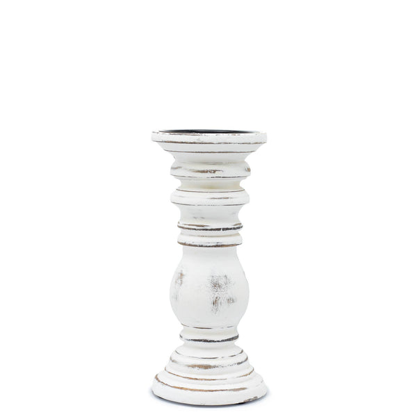 Whitewash Classic Candle Holder