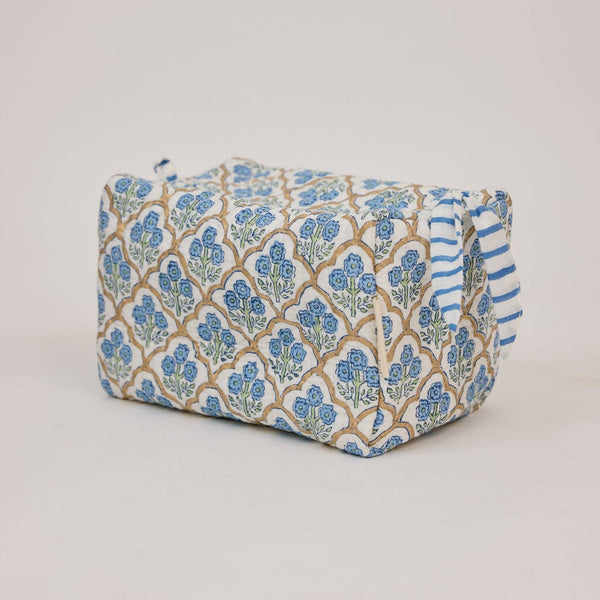 Indigo Trellis Indigo Washbag