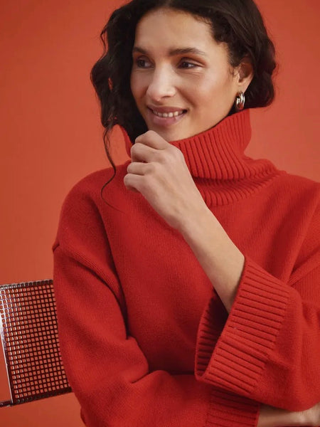 Red Polo Jumper By Saint Tropez