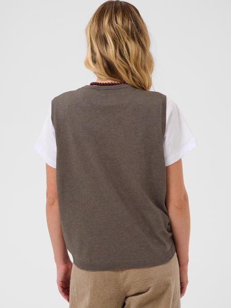 Mocha Sleeveless Top by Saint Tropez