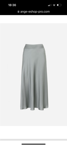 Sage Satin Maxi Slip by Ange