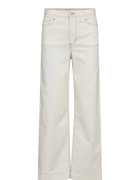 Cloud Dancer Denim Wide Leg Jean 28” by Nümph