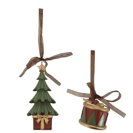 Christmas Drum Tree Decoration