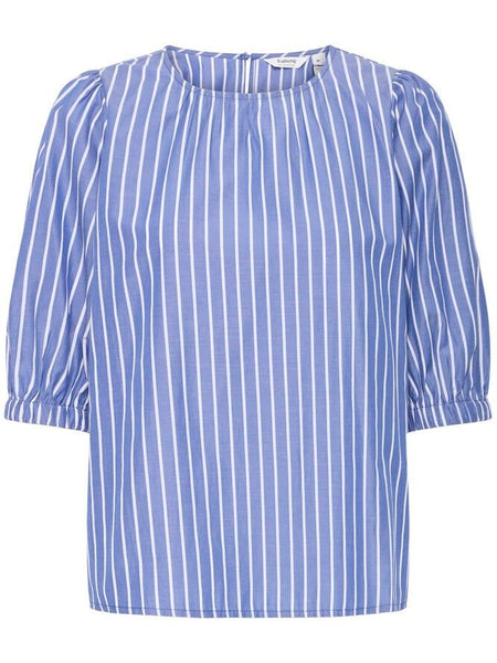 Blue Striped Blouse by B Young