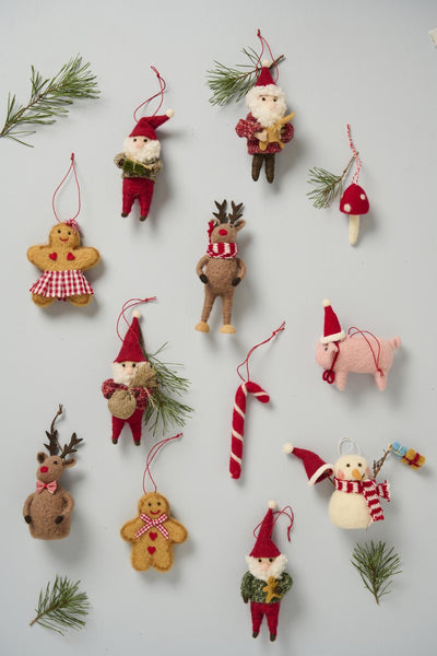 Christmas Pig Hanging Decoration