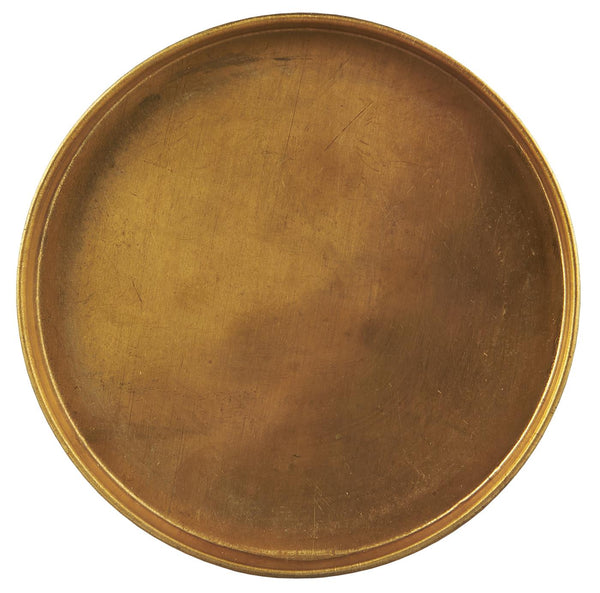 Medium Brass Candle Tray