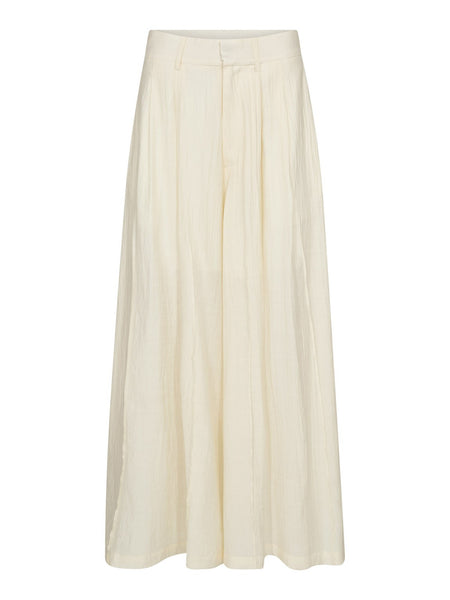 Off White Palazzo Pant by Co Couture