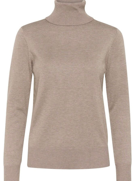Taupe Polo Jumper By Saint Tropez