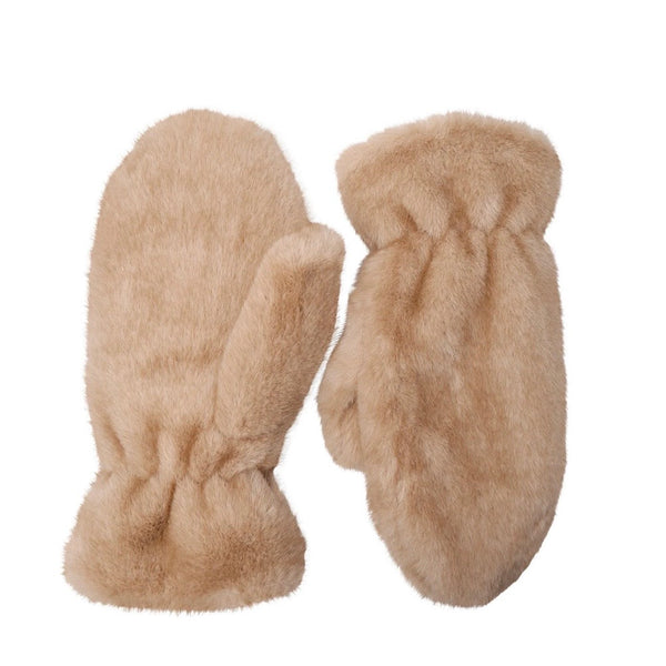 Camel mittens by Black Colour