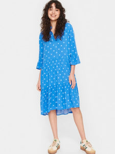 Palace Blue Spot Eda Dress by Saint Tropez