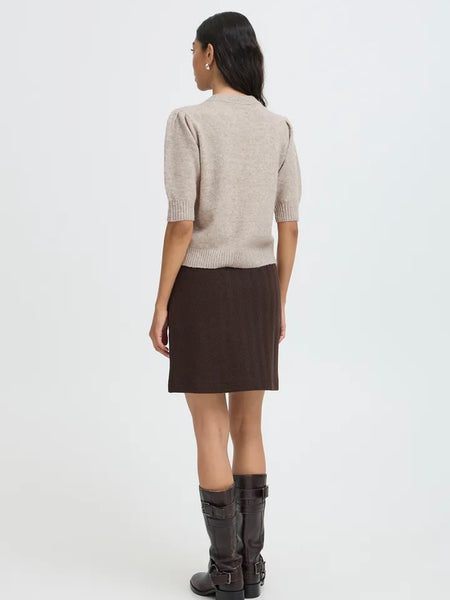 Chocolate Diamond Short Sleeve Knit by B.Young