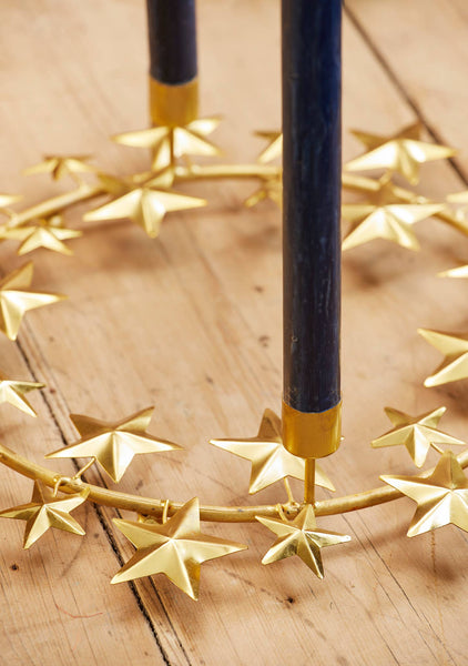 Gold Star Candelabra Table Centre