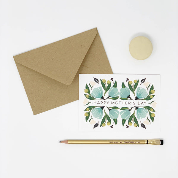 Happy Mother's Day - Floral Green by Lomond