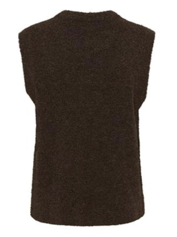 Chocolate Fluffy Tank Top by Saint Tropez