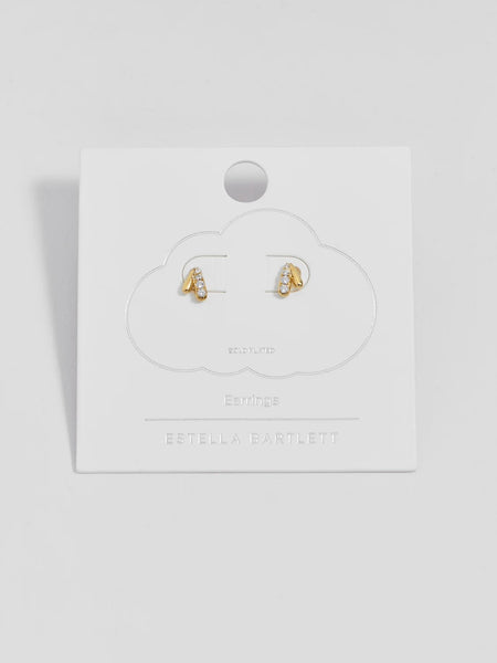 GoldTear Drop Stud Earrings by Estella Bartlett
