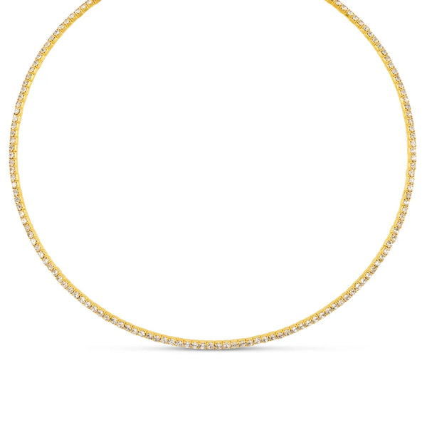Crystal Tennis Choker Necklace
