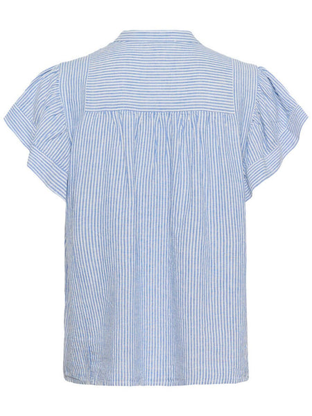 Regatta Striped Linen Mix Blouse By Soaked