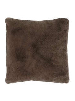 Brown Faux Fur Cushion