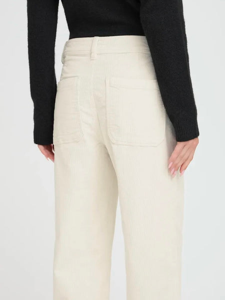 Ecru Front Pocket Cords by B.Young