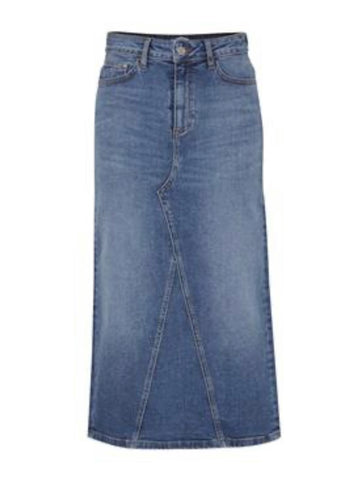 Denim Maxi Skirt by B Young