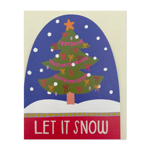 Let It Snow Card by Raspberry Blossom