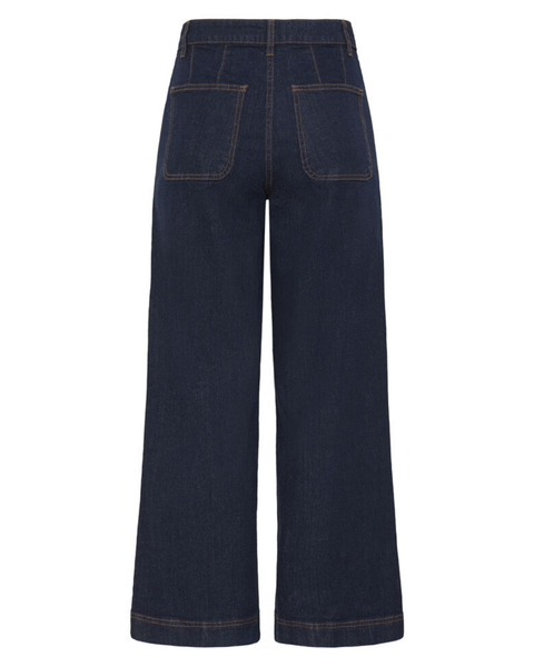 Dark Indigo Wide Leg Jean B.Young