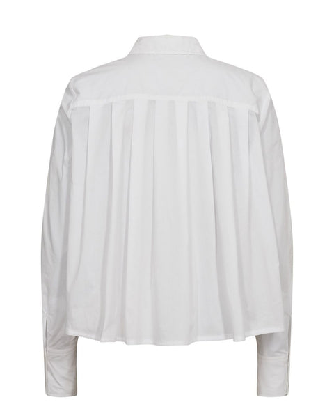 Bright White Boxy Shirt by Nümph