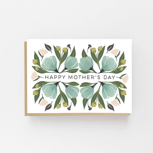 Happy Mother's Day - Floral Green by Lomond