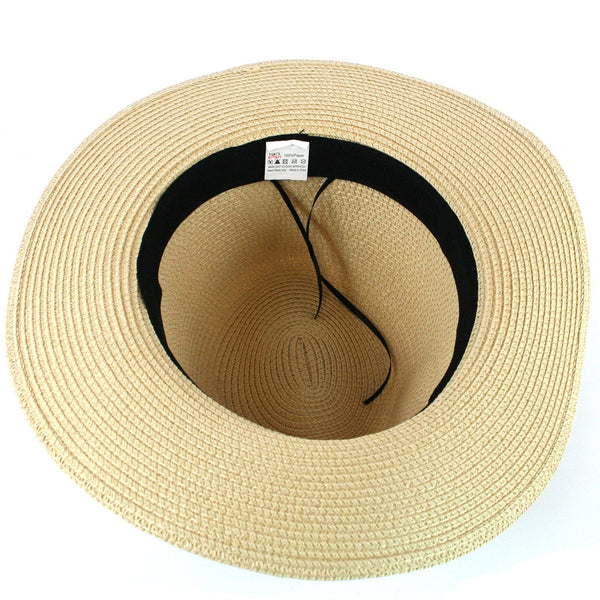 Panama Style Foldable Sun Hat in Bag