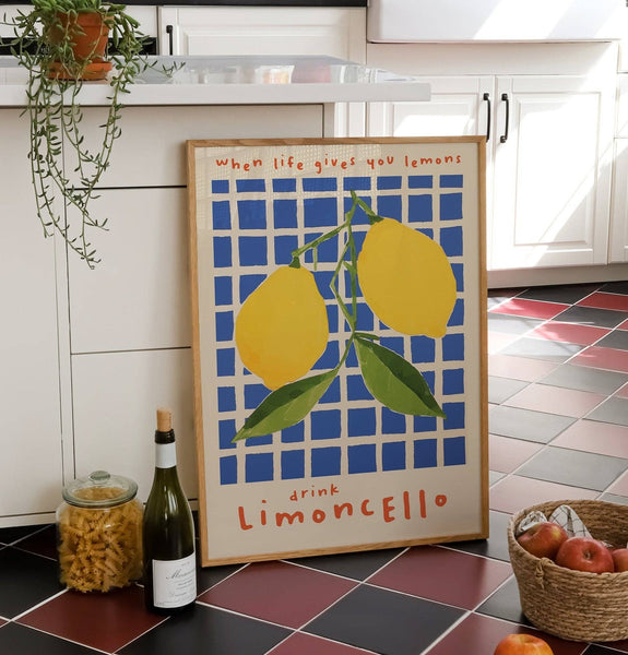 Limoncello Kitchen Print A3