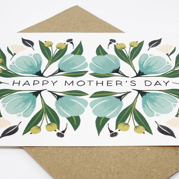 Happy Mother's Day - Floral Green by Lomond