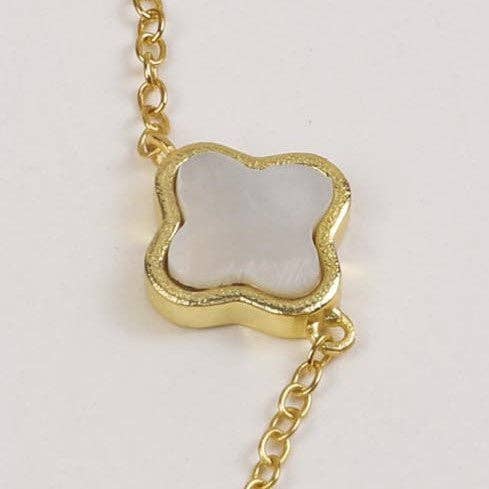 Clover Bracelet Mother of Pearl