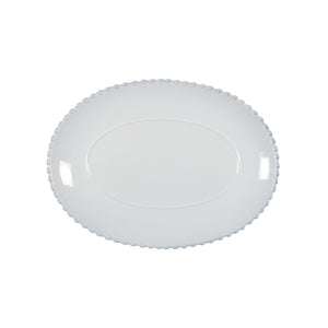 Pearl White Oval Platter