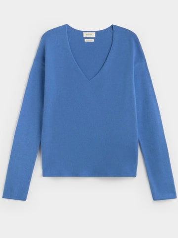 Lake Blue V-Neck Knit by Ese O Ese