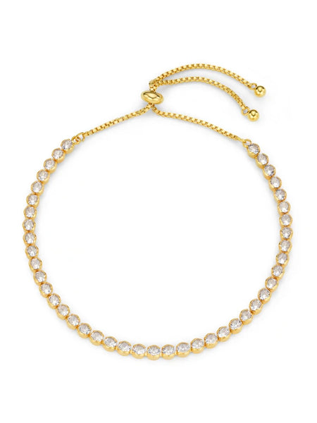 Crystal Tennis Slider Bracelet