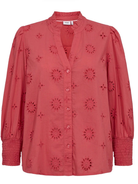 Cayenne  Embroidery Anglaise Blouse by Numph