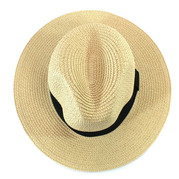 Panama Style Foldable Sun Hat in Bag