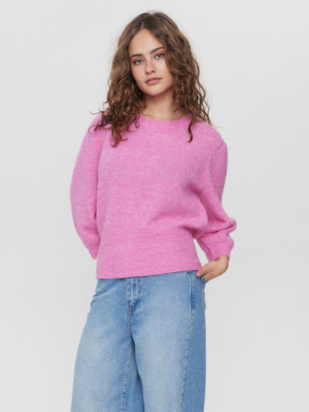 Pink 3/4 Sleeve Super Soft Jumper by Numph