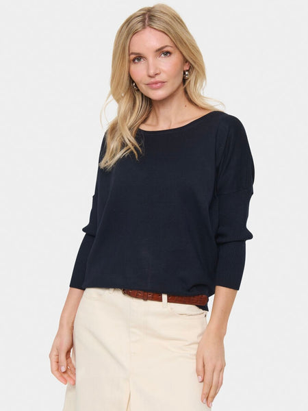 Navy Classic Knit By Saint Tropez