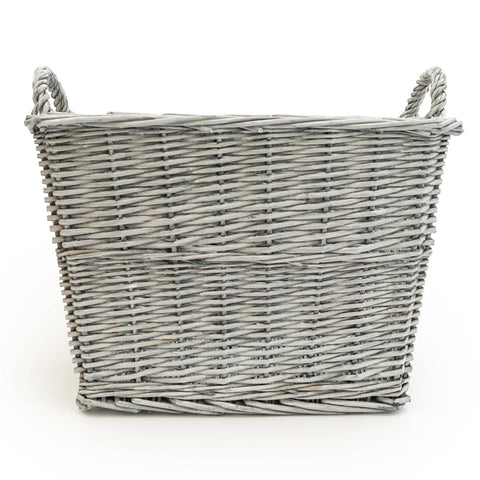Rectangular Wicker Log Basket