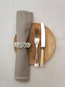 White Berry Napkin Ring