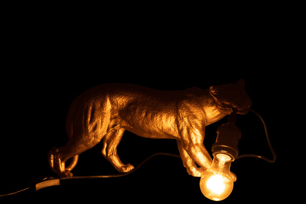 Gold Puma Table Lamp