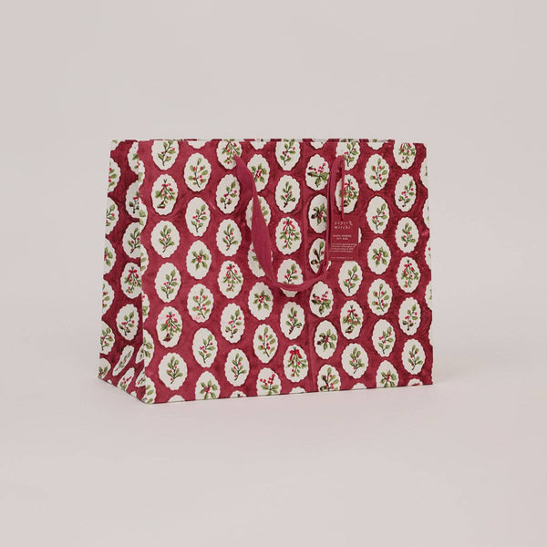 Large - Red Design Bags