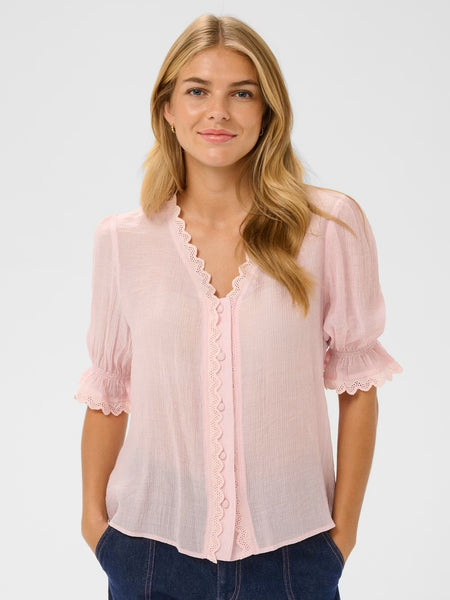 Delicate Blush Blouse by Saint Tropez